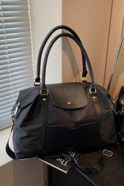 Stylish Large Capacity Women's Fitness Tote Bag - Lightweight Shoulder Bag for Travel, Business, and Short Trips