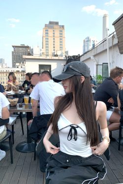 Summer Color Block Sleeveless Vest for Women - Modal Hot Girl Style Top