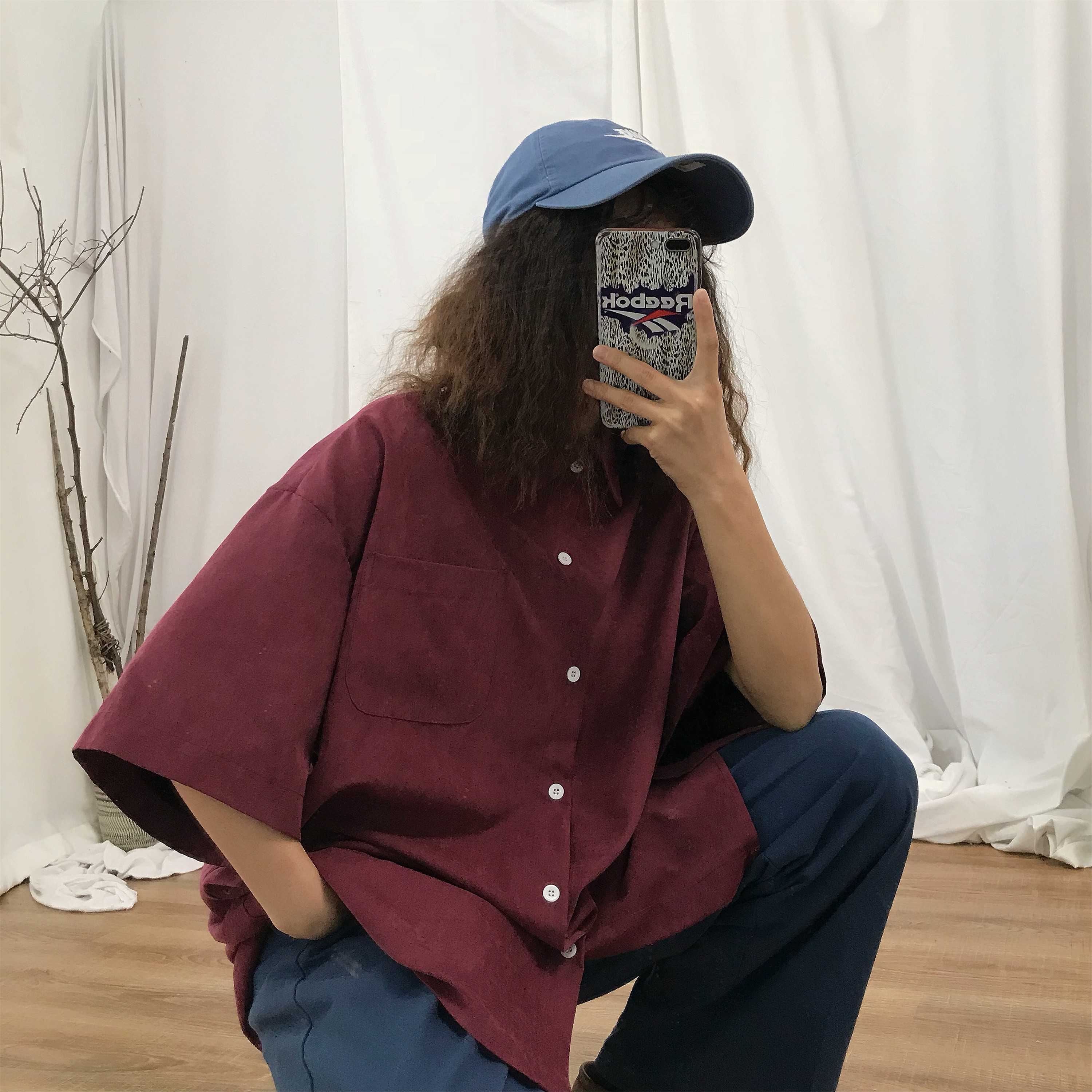 Summer Hong Kong Style Retro Short Sleeve Shirt - 8 Colors Casual Versatile Couple Top - Korean Fashion Inspired