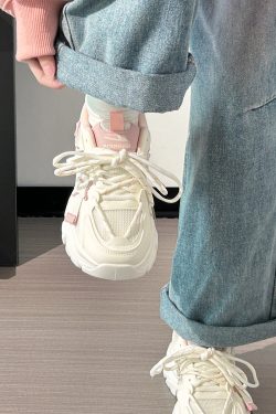 Trendy Women's Sports Shoes - Breathable Thick-Soled Mesh Dad Sneakers for Summer 2025, Soft-Bottom Casual Footwear