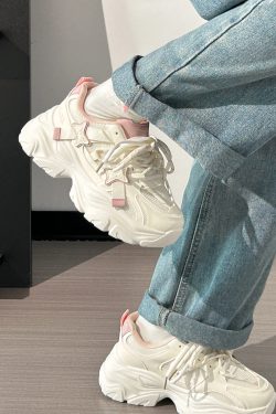 Trendy Women's Sports Shoes - Breathable Thick-Soled Mesh Dad Sneakers for Summer 2025, Soft-Bottom Casual Footwear