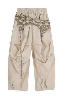 Vintage American Work Pants for Women - Loose Wide-Leg Jazz Dance Casual Sports Trousers with Street Vibe, Floor-Length Style