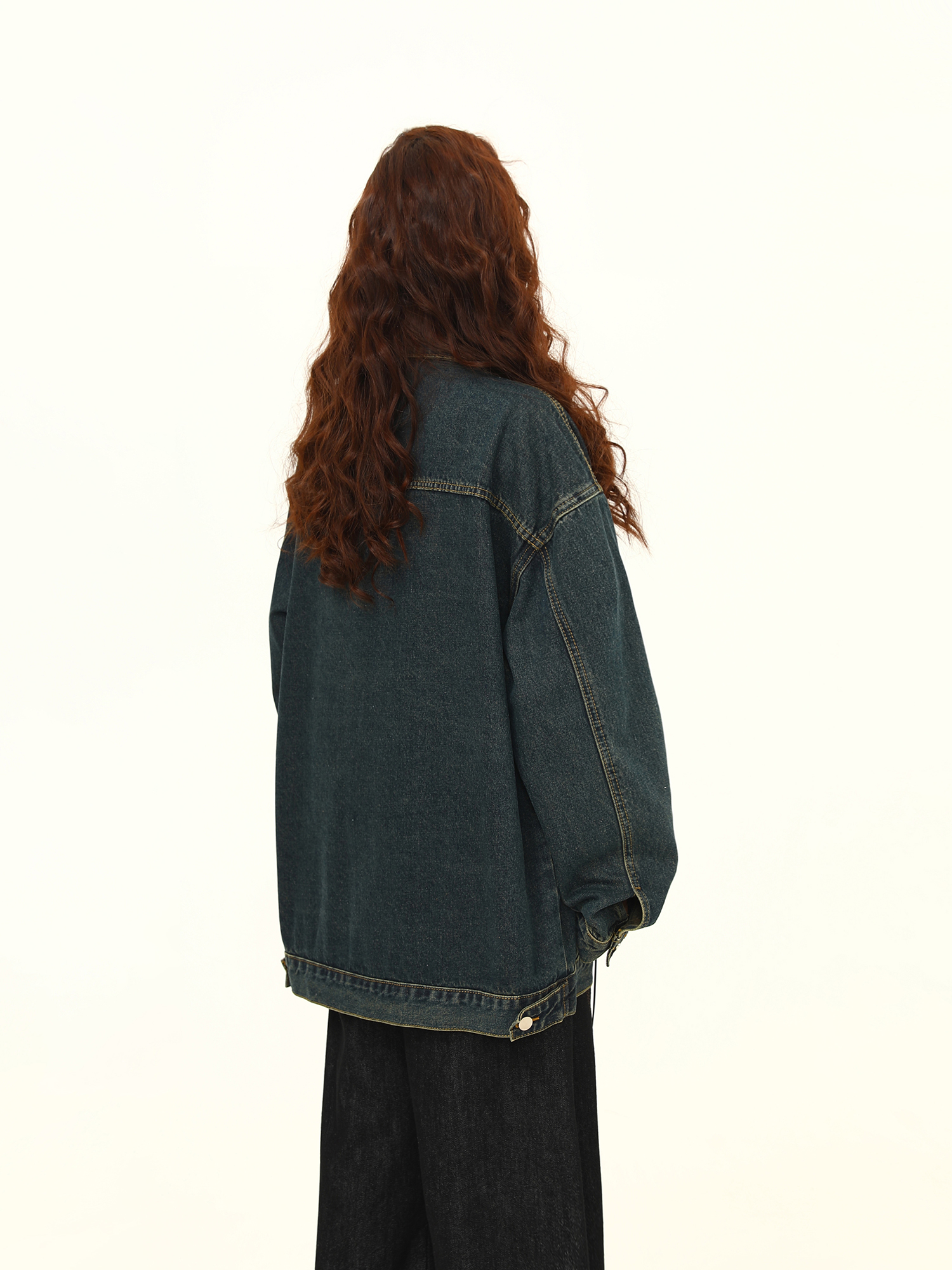 Vintage Blue Denim Jacket for Unisex - Retro American Street Style, Versatile Couple's Jacket, Trendy Spring Fashion