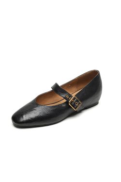 Women's Retro Round Toe Mary Jane Shoes - Sheepskin Flat Platform, Summer Style, Large Size 41-43, Vintage Inspired
