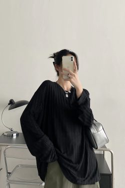 Women's Sheer Long Sleeve Sun Protection T-Shirt - Loose Fit Transparent Cover-Up with Grapefruit Print for Airy Comfort