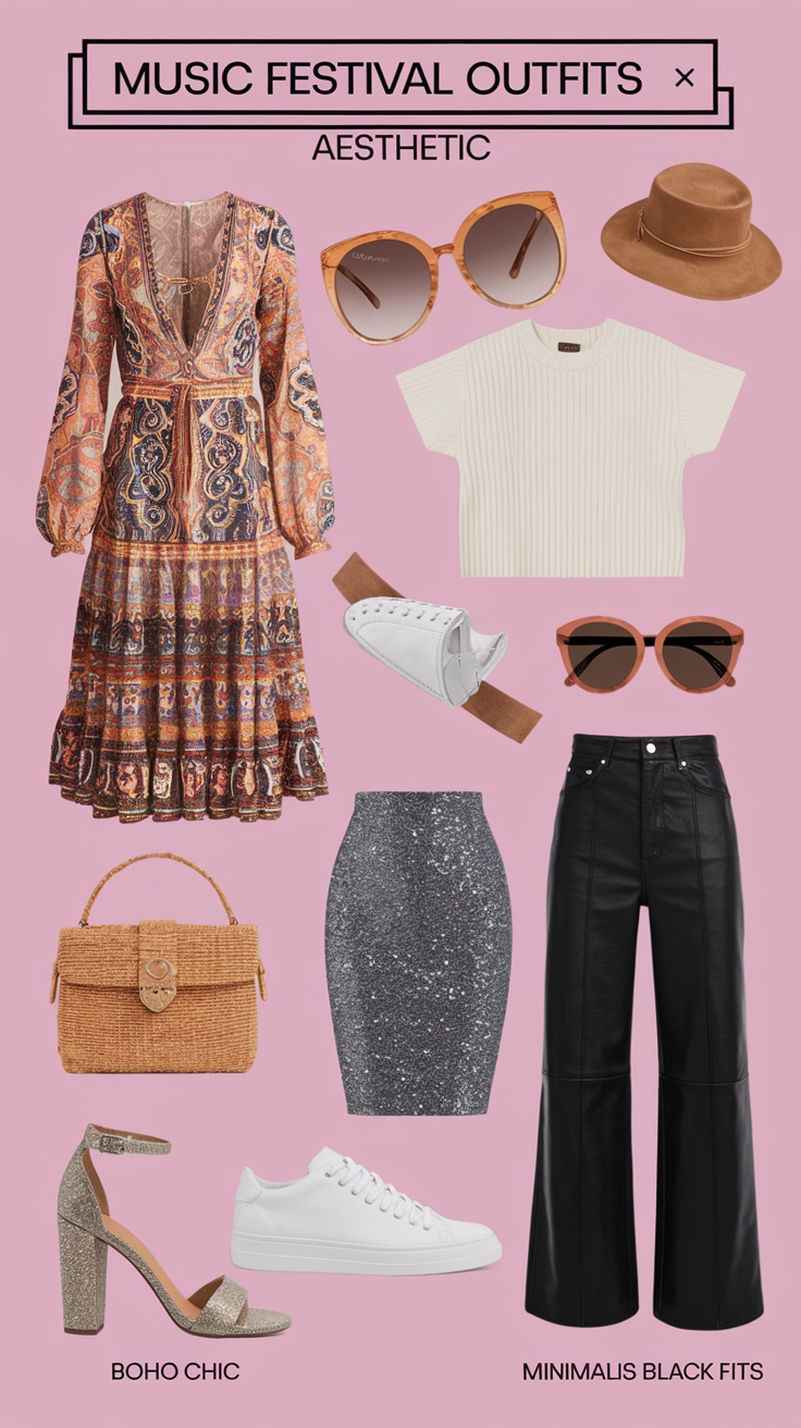 Aesthetic Music Festival Outfits for a Vibrant Vibe outfit idea