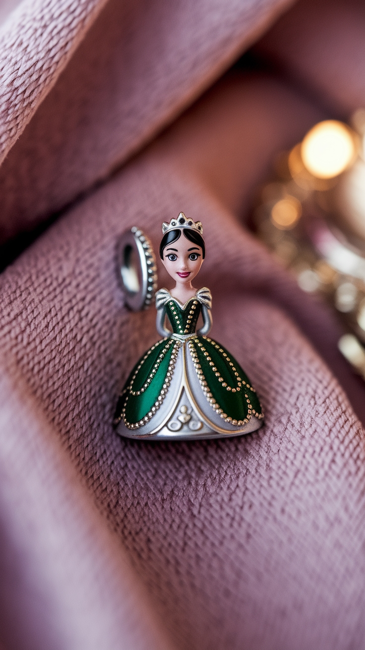 Enchanting Princess Tiana Pandora Charm for Disney Fans outfit idea