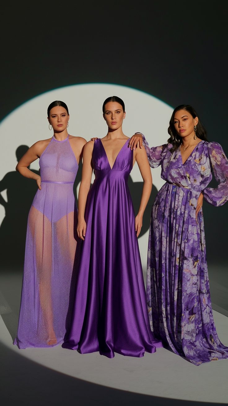 Purple Maxi Dresses: Effortless Elegance for Summer outfit idea