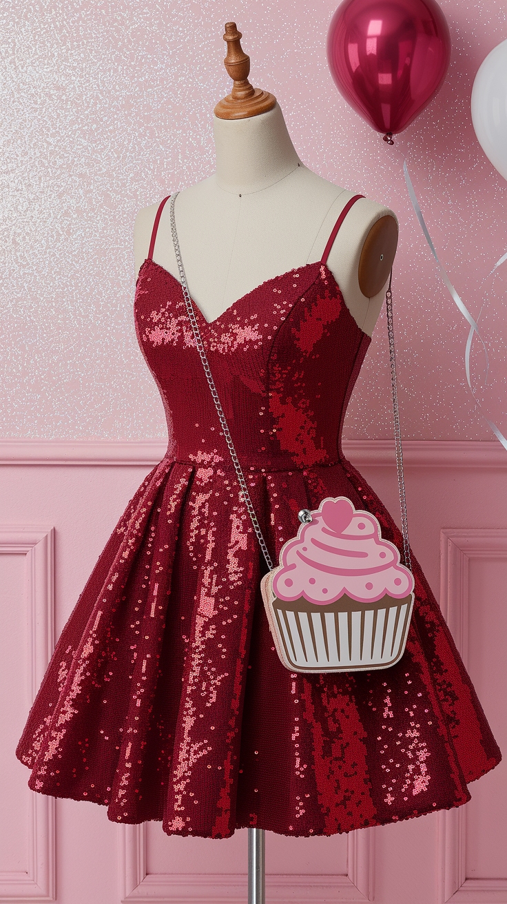 Finding the Ideal Red Birthday Dress This Year outfit idea