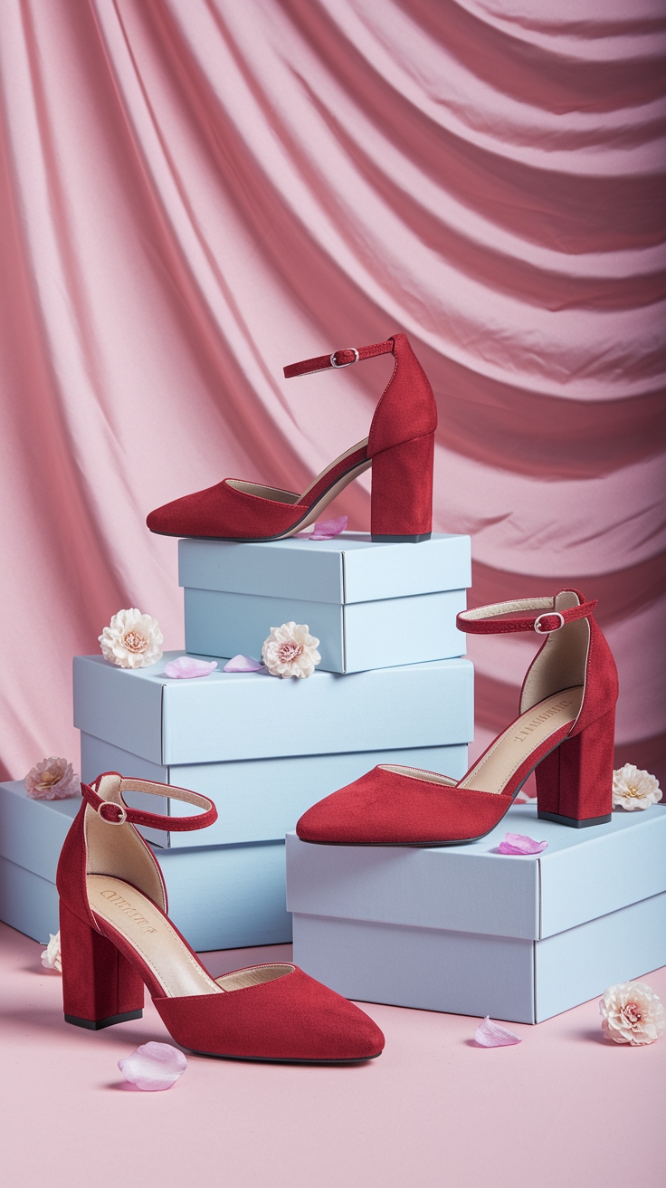 Trendy Red Dress Shoes to Complete Your Look outfit idea