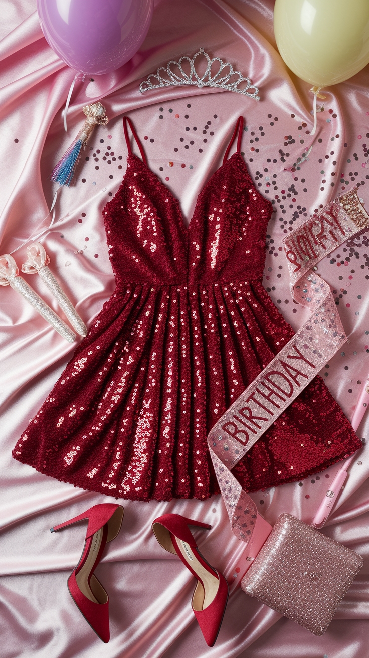 Best Red Dresses Birthday Styles to Shine outfit idea