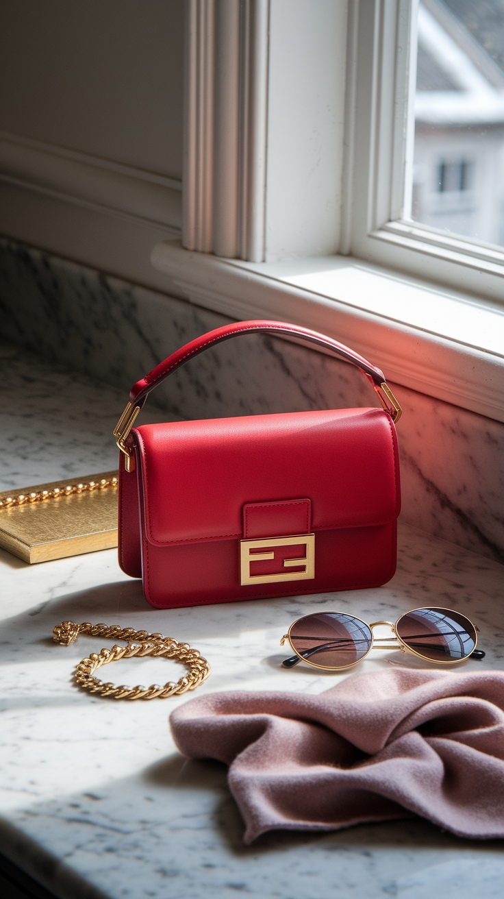 Styling the Red Fendi Baguette for Every Occasion outfit idea