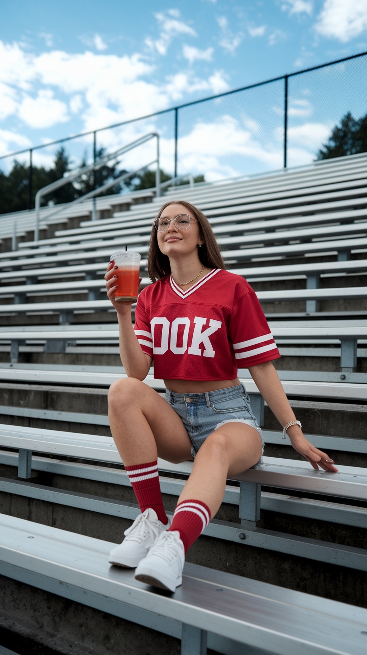 Game Day Ready: Red Football Game Outfit Ideas outfit idea
