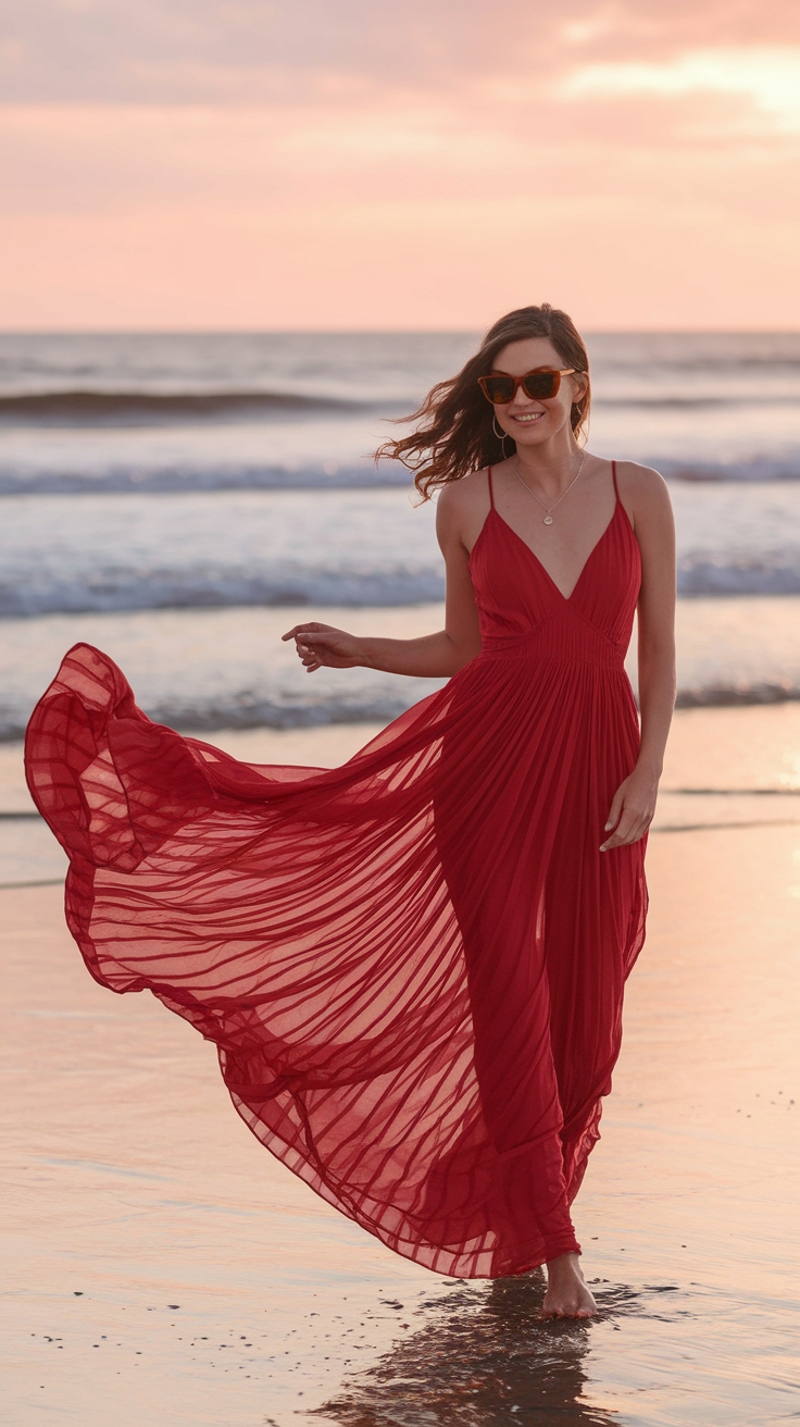 Red Maxi Dresses: Flowing Elegance for Every Event outfit idea