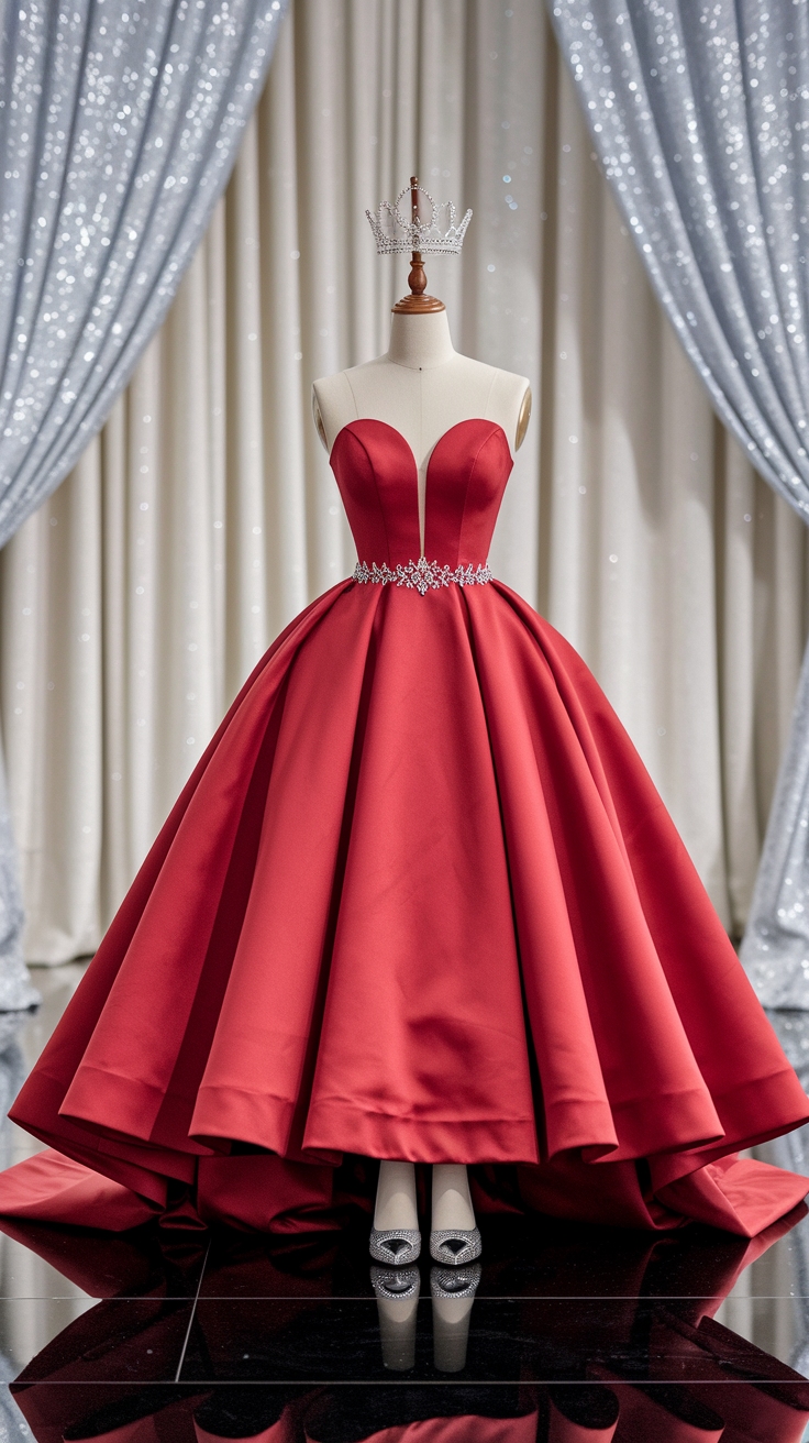 Elegant Red Prom Dress Strapless Options to Consider outfit idea