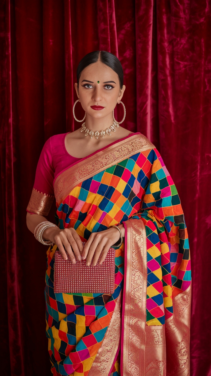 Dress to Impress: Retro Bollywood Theme Party Outfit outfit idea