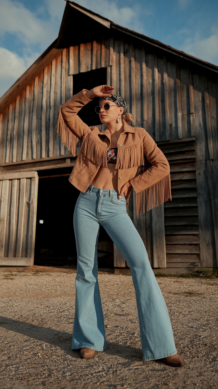 Retro Western Aesthetic Outfits for a Unique Look outfit idea