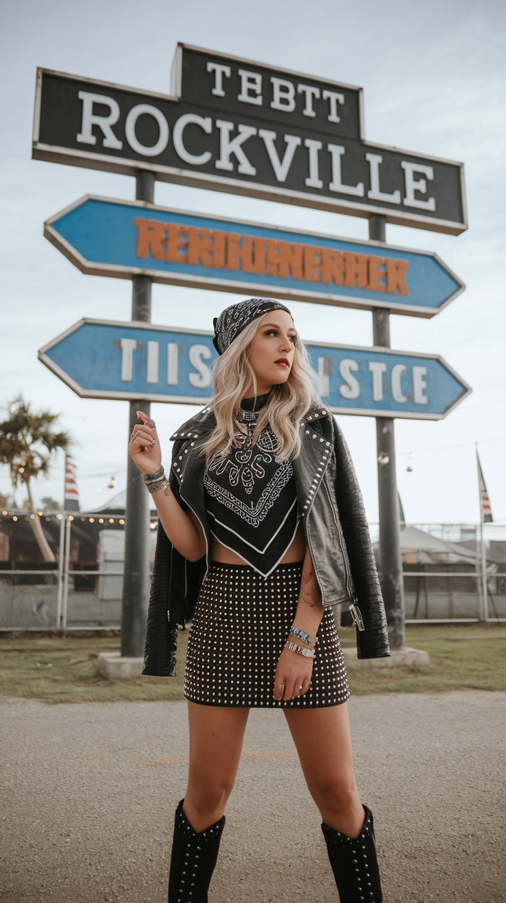 Rockville Festival Outfits: Bold and Beautiful outfit idea