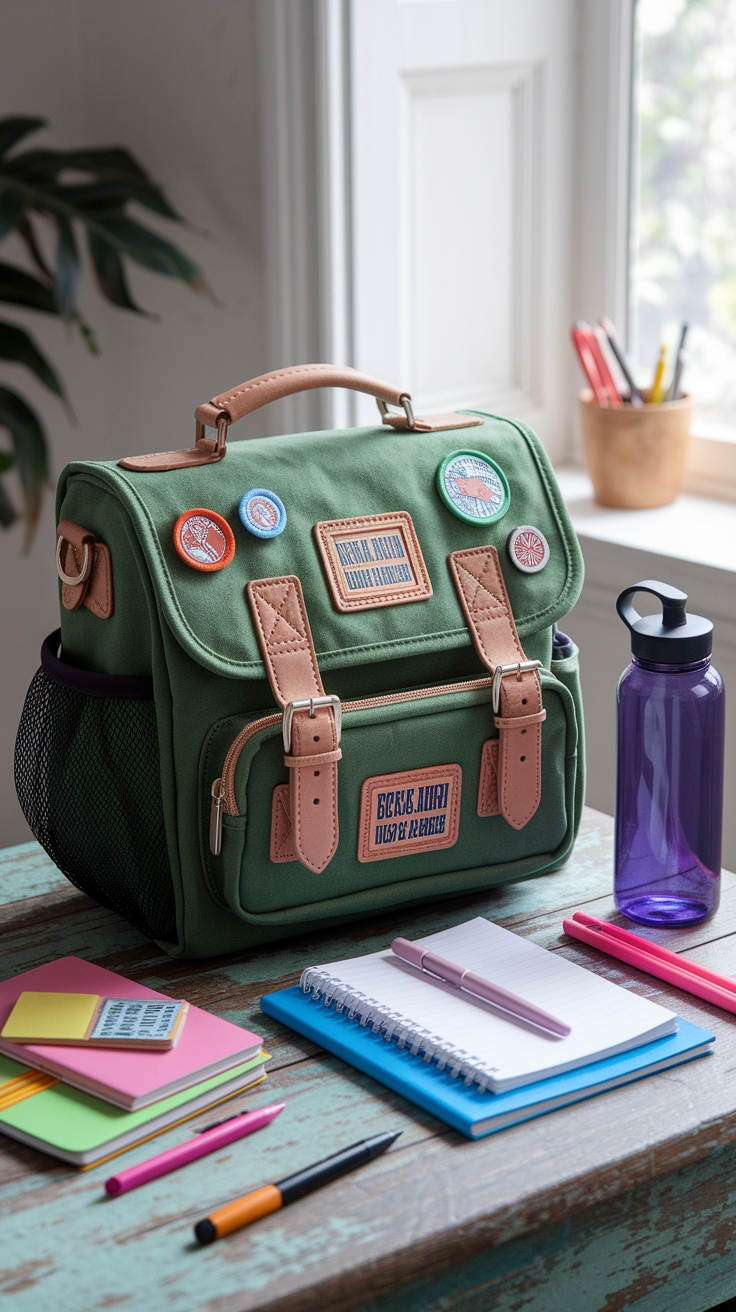 School Bag Accessories that Elevate Your Look outfit idea