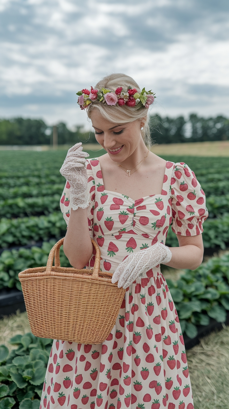 Strawberry Festival Outfits for a Fun, Casual Vibe outfit idea