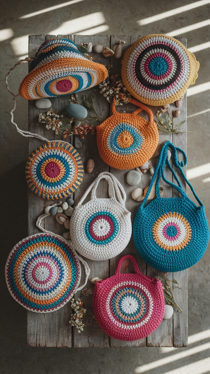 Unique Crochet Bag Ideas for a Boho-Chic Look outfit idea