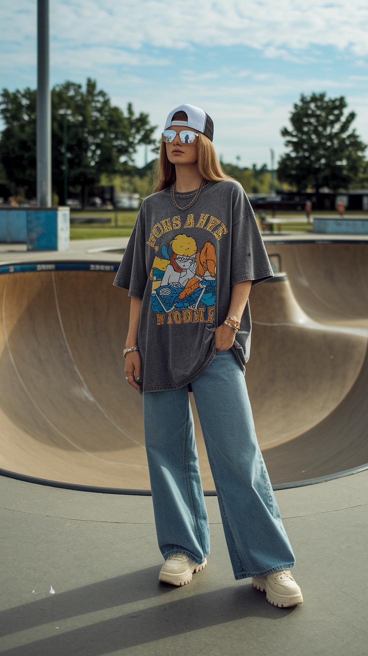 Y2K Fashion Early 2000s Baggy: The Return of Oversized Styles outfit idea