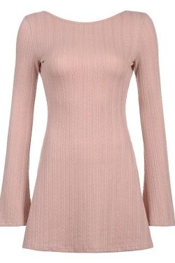 Style Core Aesthetics, New Style Trends - Backless Mini Dress