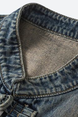 Style Core Aesthetics, New Style Trends - Distressed Denim Jacket