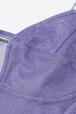 Style Core Aesthetics, New Style Trends - Glitter Cut Out Mini Dress