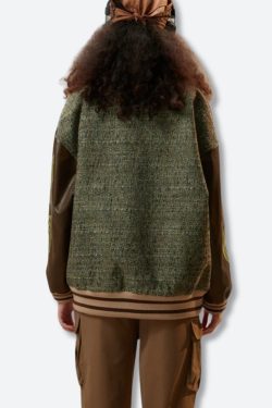 Style Core Aesthetics, New Style Trends - Patchwork Bomber Jacket
